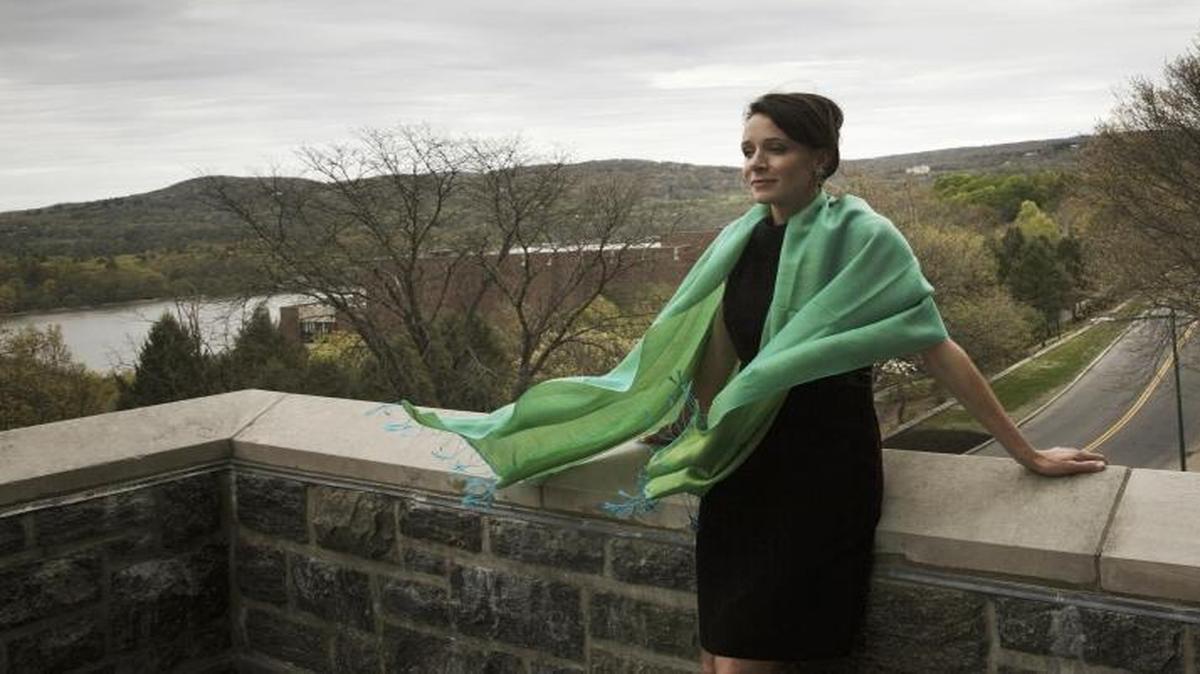 Paula Broadwell, the scholar and author whose affair with Gen. David Petraeus scandalized Washington, in West Point, N.Y., April 29, 2016. Petraeus has moved on and seen his reputation rehabilitated; Broadwell's remains toxic. “I’m the first to admit I screwed up,” Broadwell said. “Really badly, I know that. But how long does a person pay for their mistake?”