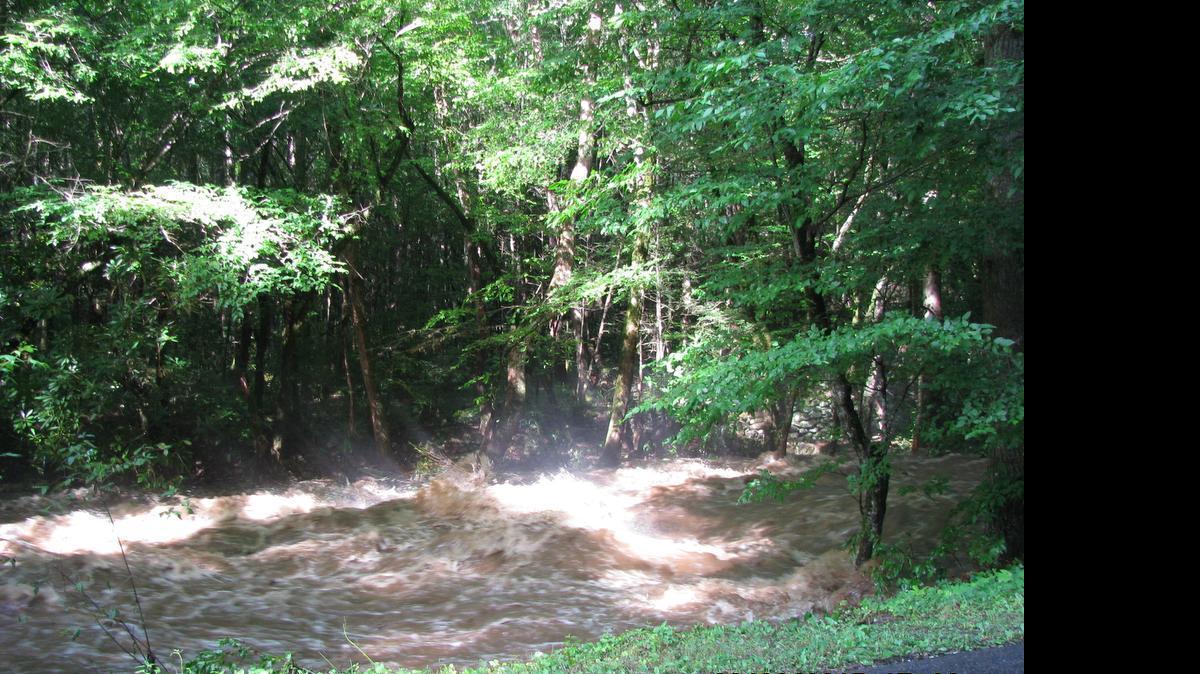 
The Cosby entrance road to Great Smoky Mountains National Park is closed temporarily due to flood damage.

