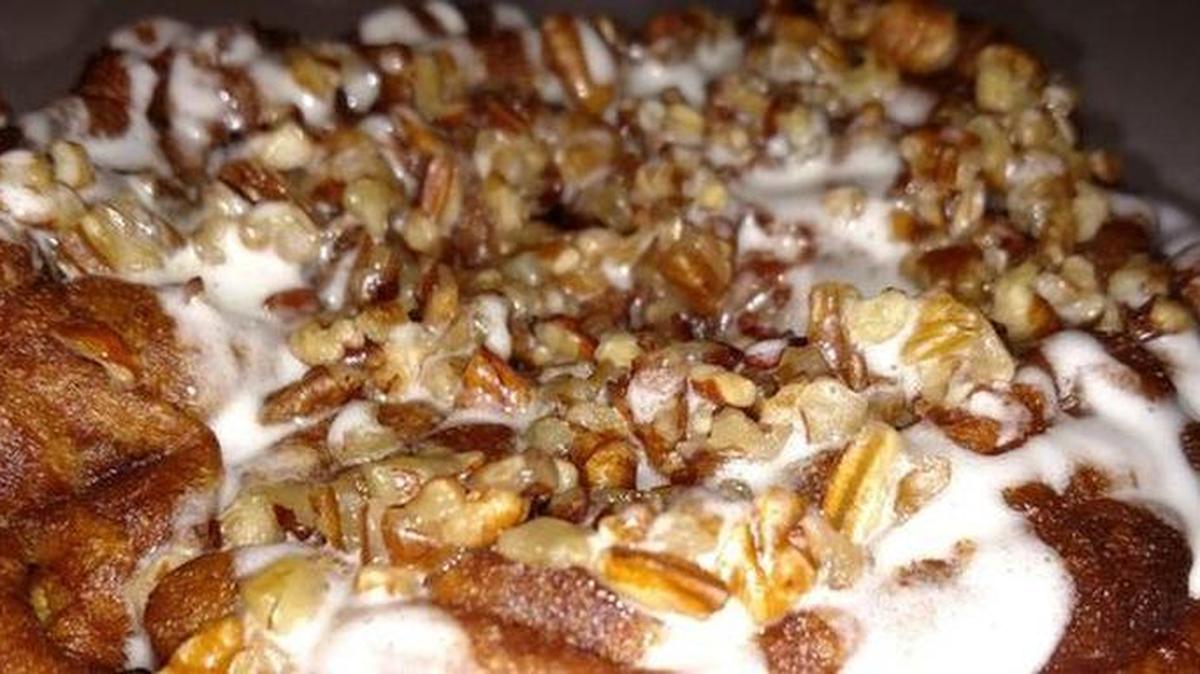 
Charlotte Motor Speedway’s sweet potato casserole funnel cake weighs up to a pound-and-a-half and packs 1,078 calories, the equivalent of two Big Macs.
