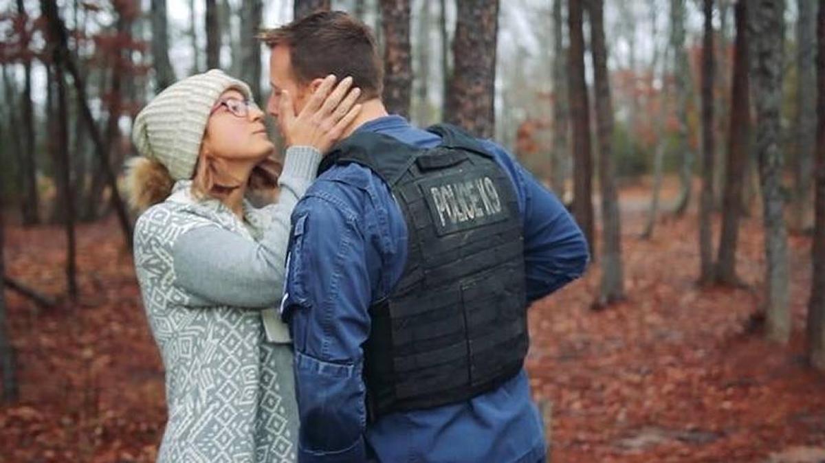 CMPD Officer Greg Tucker and his wife Amy will figure prominently in “True Blue K9” if the series gets a green light from a network.
