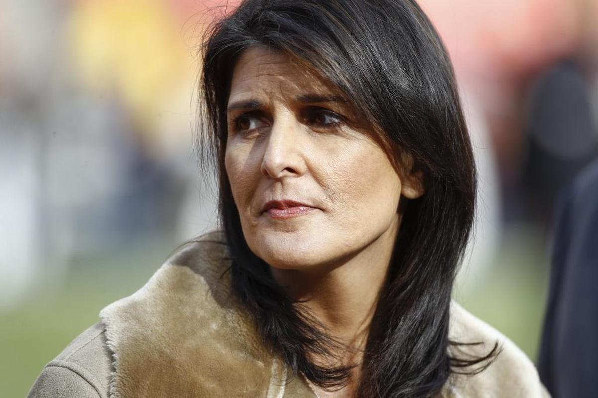 United Nations Ambassador Nikki Haley, a former South Carolina governor, made her first appearance on the Gallup Poll’s list of most-admired women.