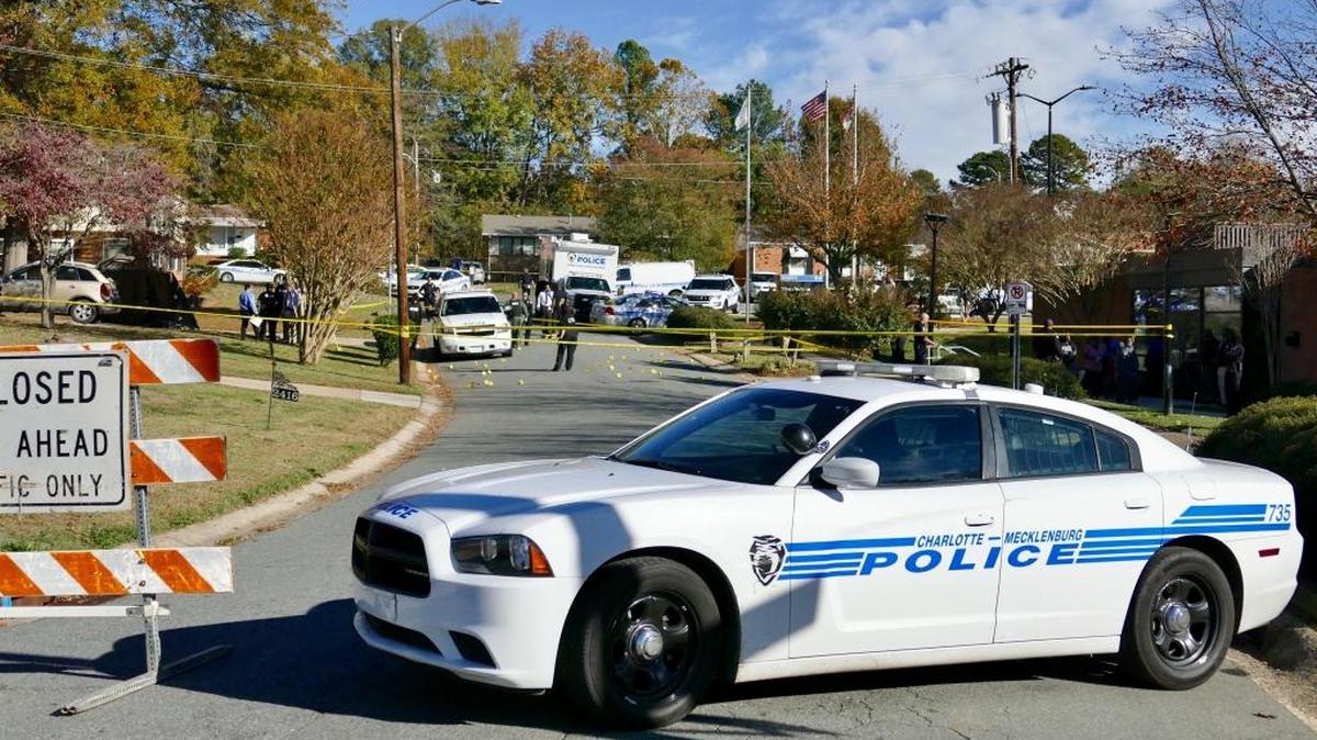 A man who was shot and killed near a high school in west Charlotte on Thursday has been identified by Charlotte-Mecklenburg Police as 41-year-old Jevon Phifer.