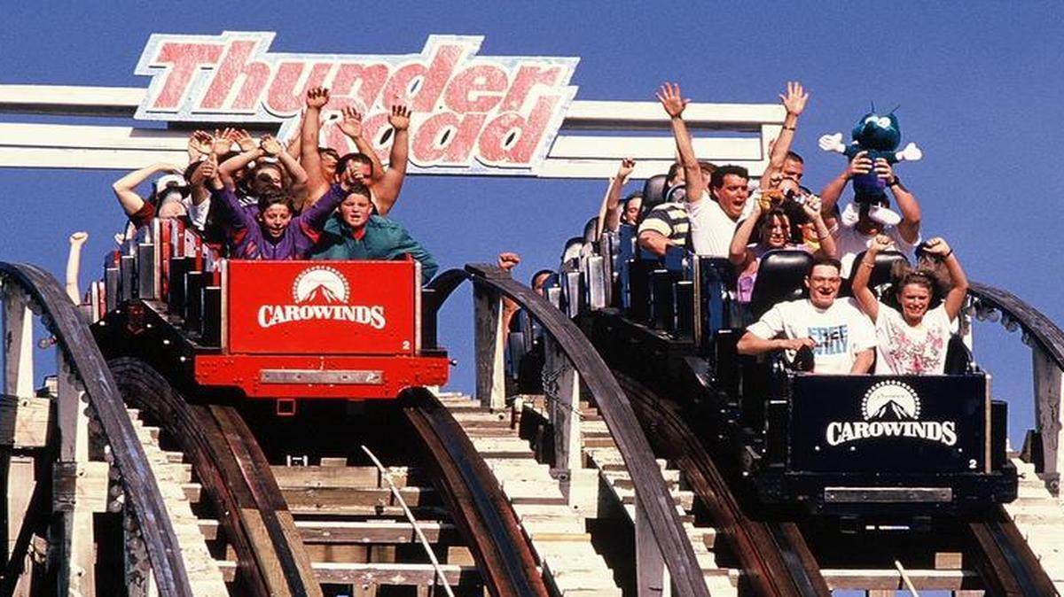 
The Thunder Road roller coaster at Carowinds will carry its finals riders on July 26. 
