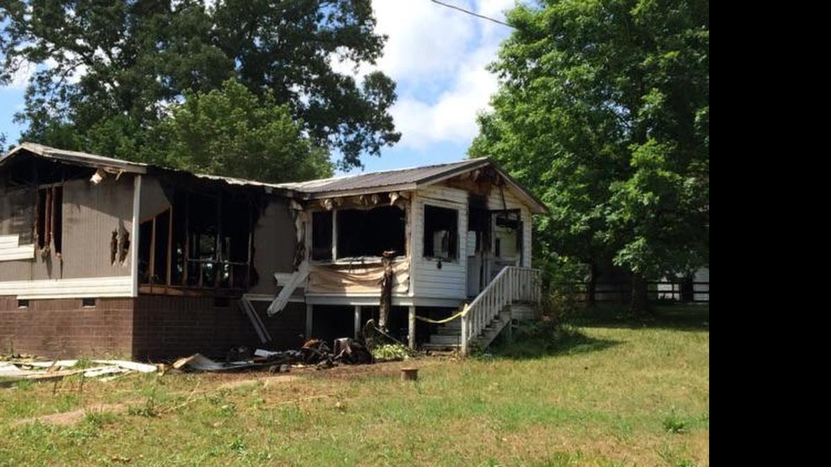 
Fire destroyed this home on Sutton Spring Road in York Monday night. 
