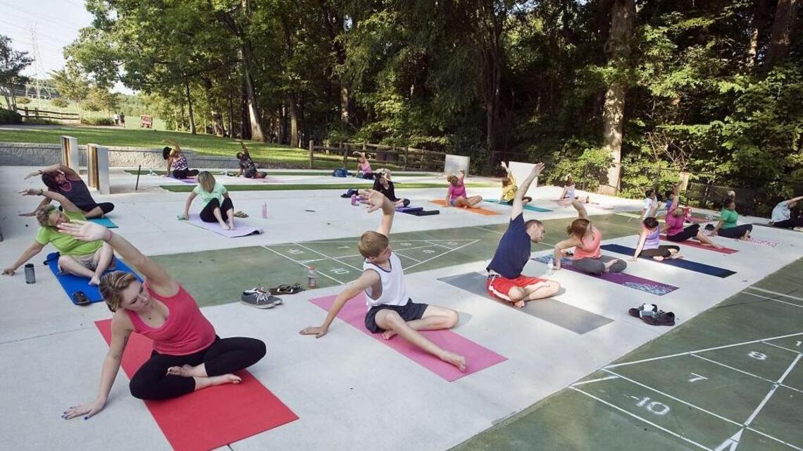 Exercise, relax with Yoga in the Park in Concord