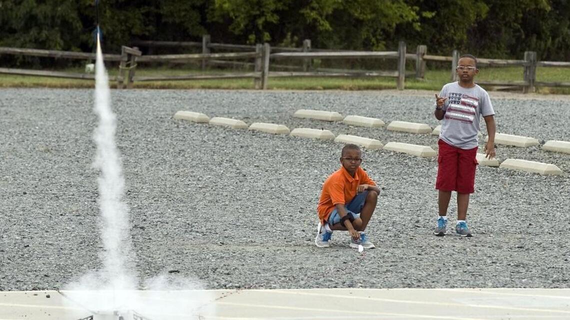 Rocket Camp launches interest in science