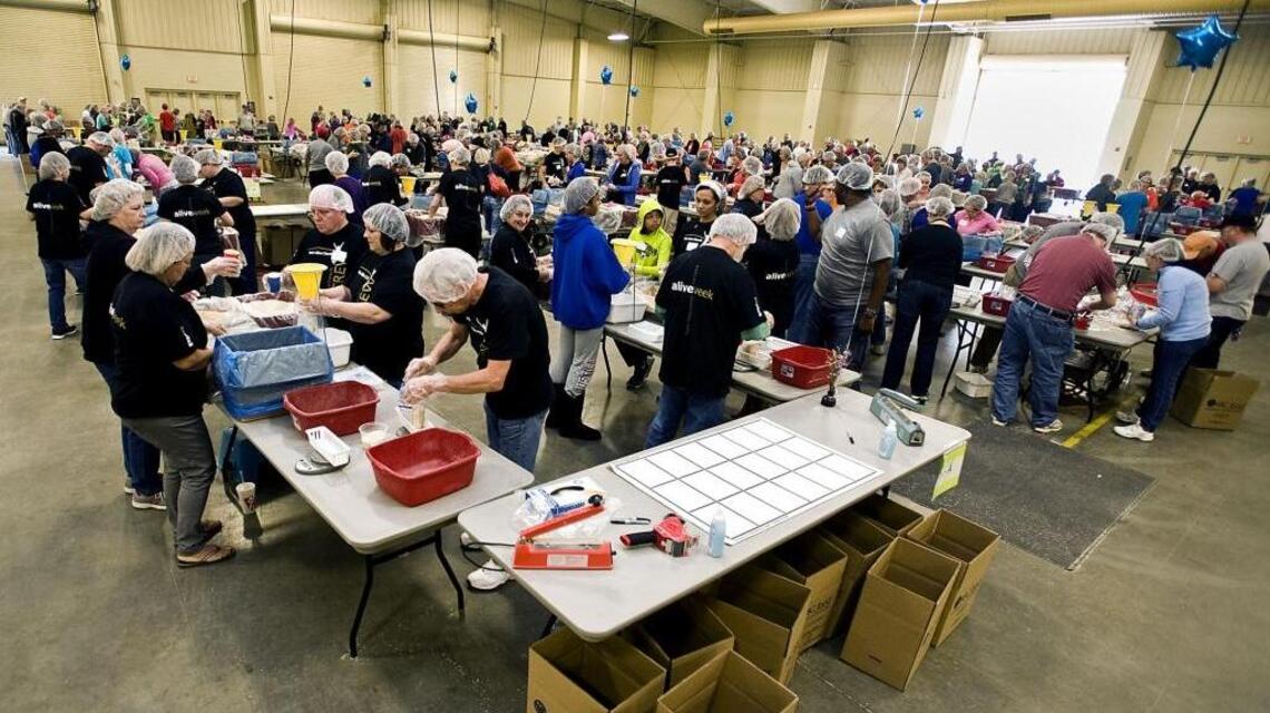 Feed the Hungry packs more than a half-million meals for Haiti