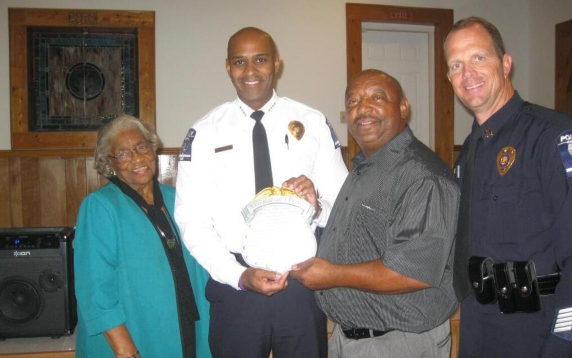 Church, neighborhood honor Police Chief Kerr Putney