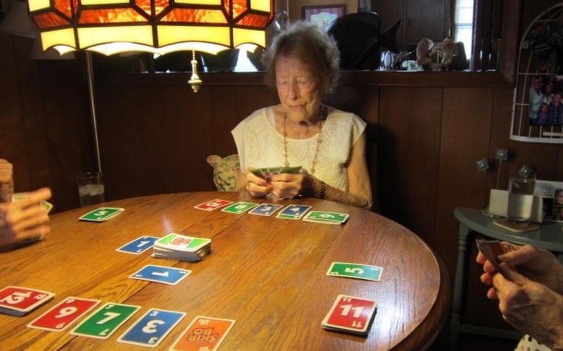 Margaret Harmon to turn 100; plays the cards she’s dealt