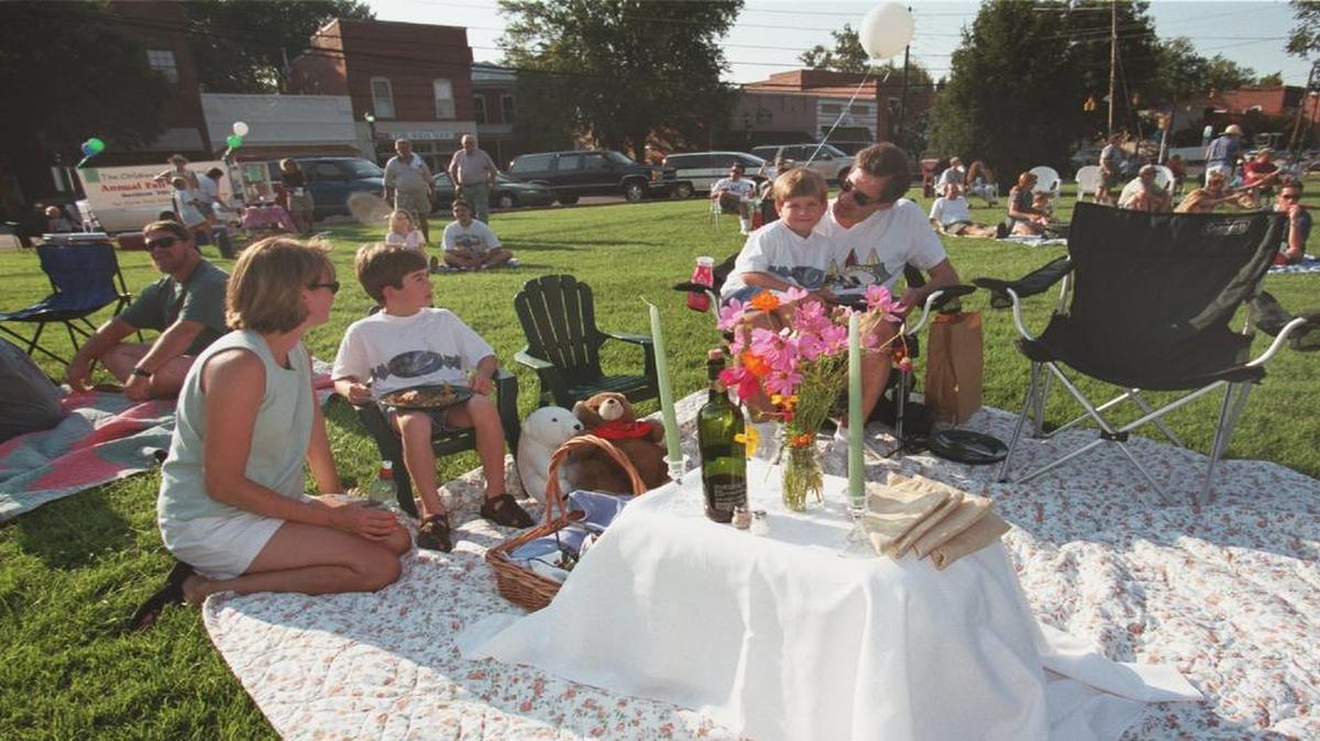 Come early Saturday evening to claim your spot for the Concert on the Green in Davidson.