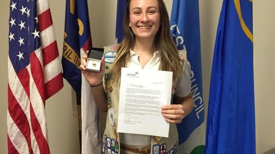 Girls earn Gold, the top achievement