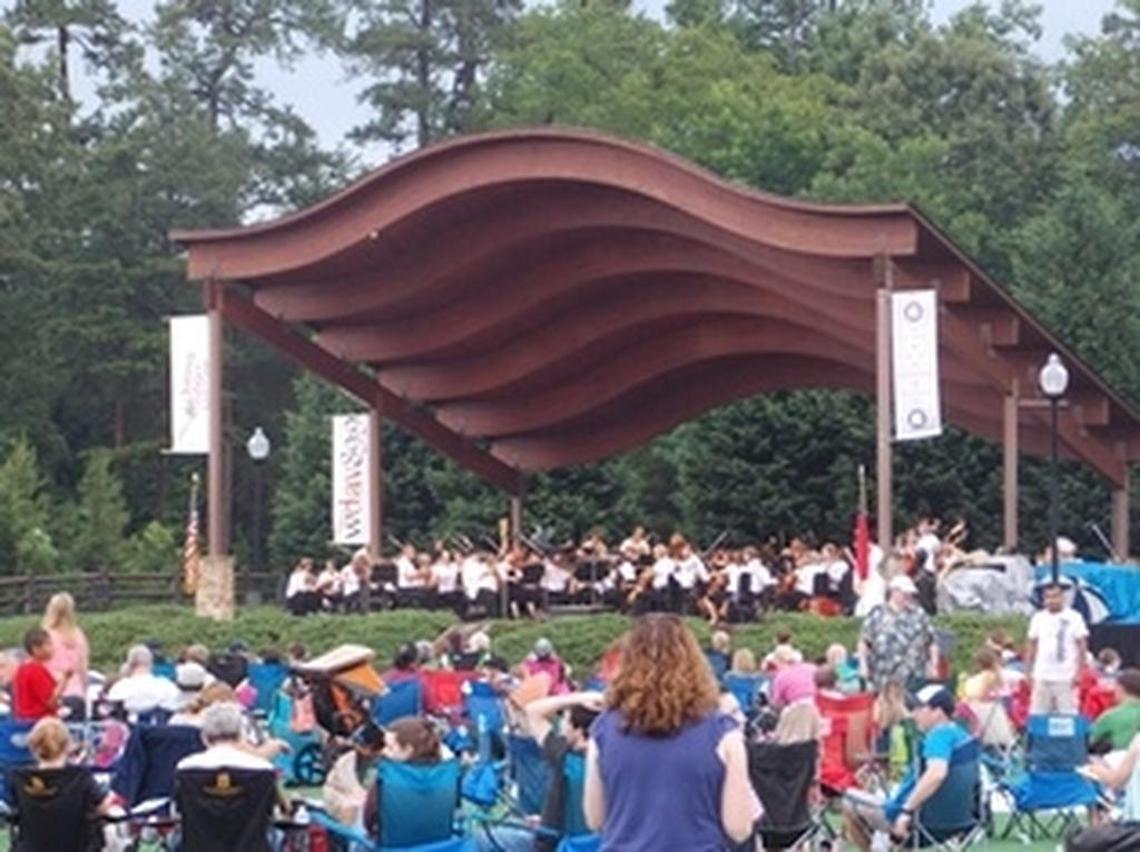 Bring blankets or chairs for Symphony in the Park with the Charlotte Symphony Orchestra on June 24 at Bailey Road Park.