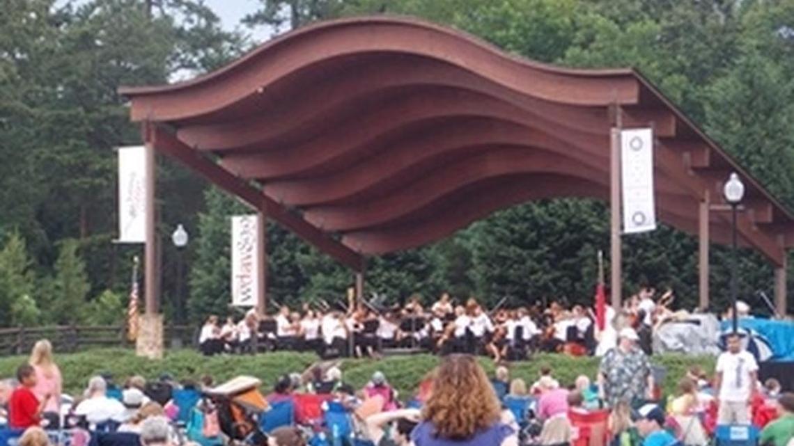 Bring blankets or chairs for Symphony in the Park with the Charlotte Symphony Orchestra on June 24 at Bailey Road Park.