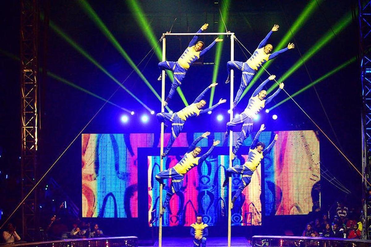 The UniverSoul Circus continues at the Metrolina Expo Fairgrounds in north Charlotte through Sunday.