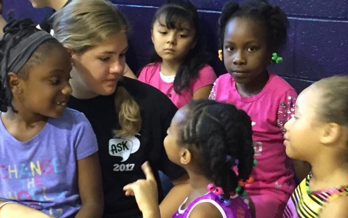 More than 200 teenagers spend a day serving the community