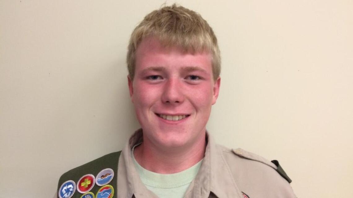 Recently named Eagle Scouts