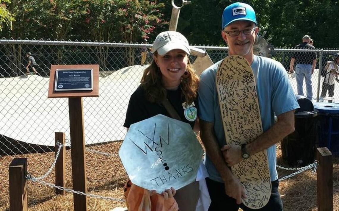 Waxhaw Sk-8 park is a jewel because of some special efforts