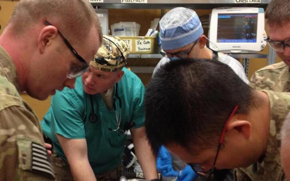 Doctor’s duties move from suburbs to front lines