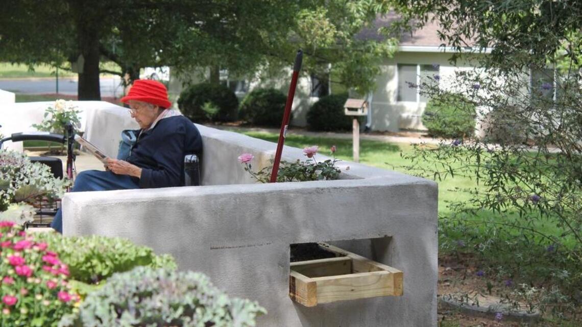 UNC Charlotte student builds community space for seniors