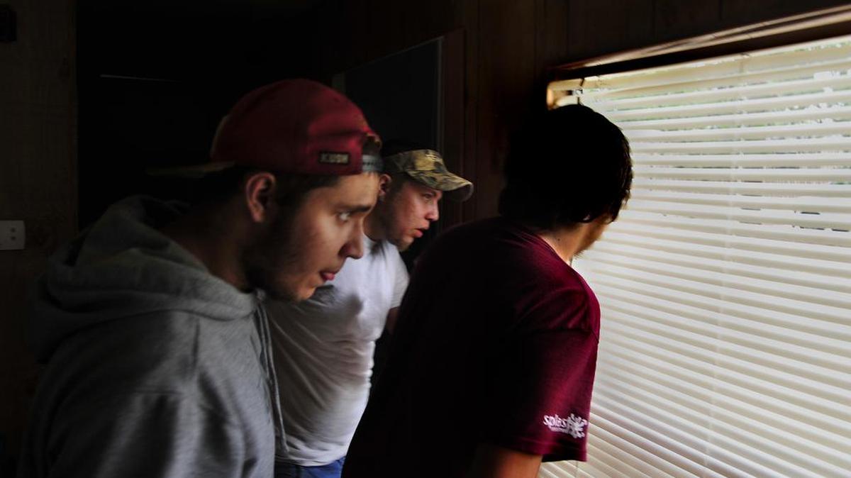 
The Meek brothers – Jacob, Joey and Justin, from left – were very nervous as the FBI was knocking on the door this summer. 
