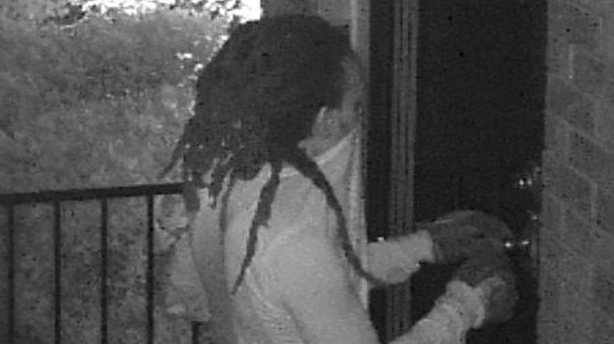 Davidson police hope someone will recognize the person seen on video surveillance breaking into a home in the McConnell neighborhood early Thursday.