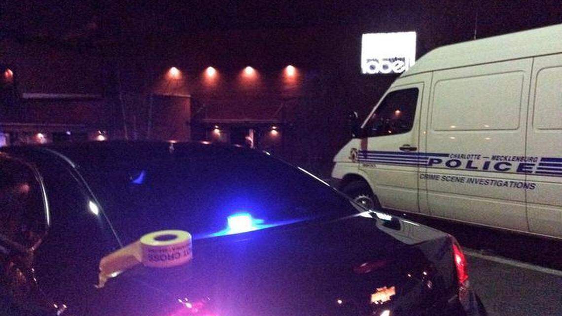 
Two people were shot in the Label nightclub in the N.C. Music Factory complex Saturday night, police said.
