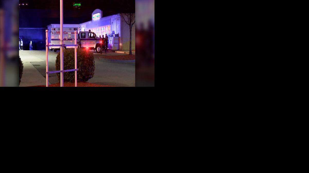 
Police said one person was shot late Tuesday at this 7Eleven convenience store on North Tryon Street in Charlotte.
