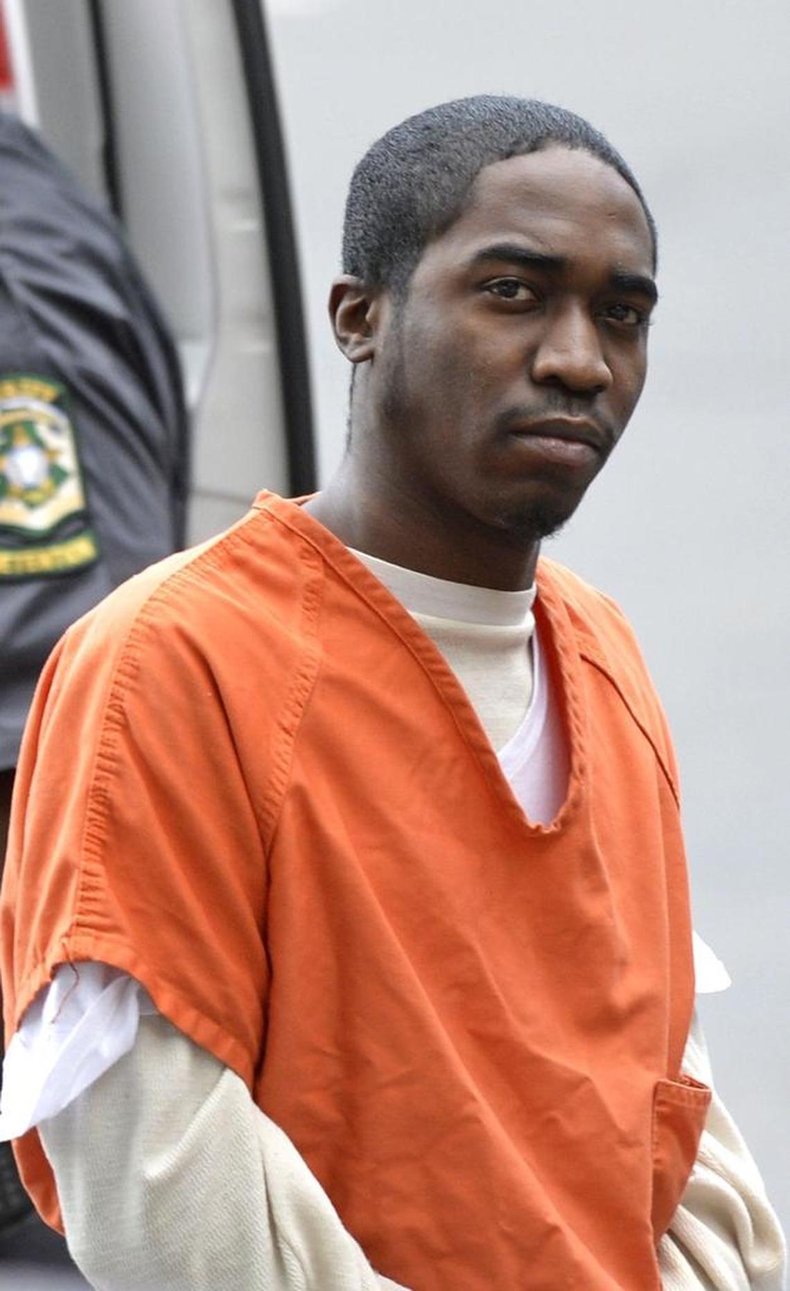 Jamell Cureton, alleged mastermind of the murders of Doug and Debbie London, arrives at federal court in 2015. On Tuesday, Cureton is expected to be sent to prison for the rest of his life.