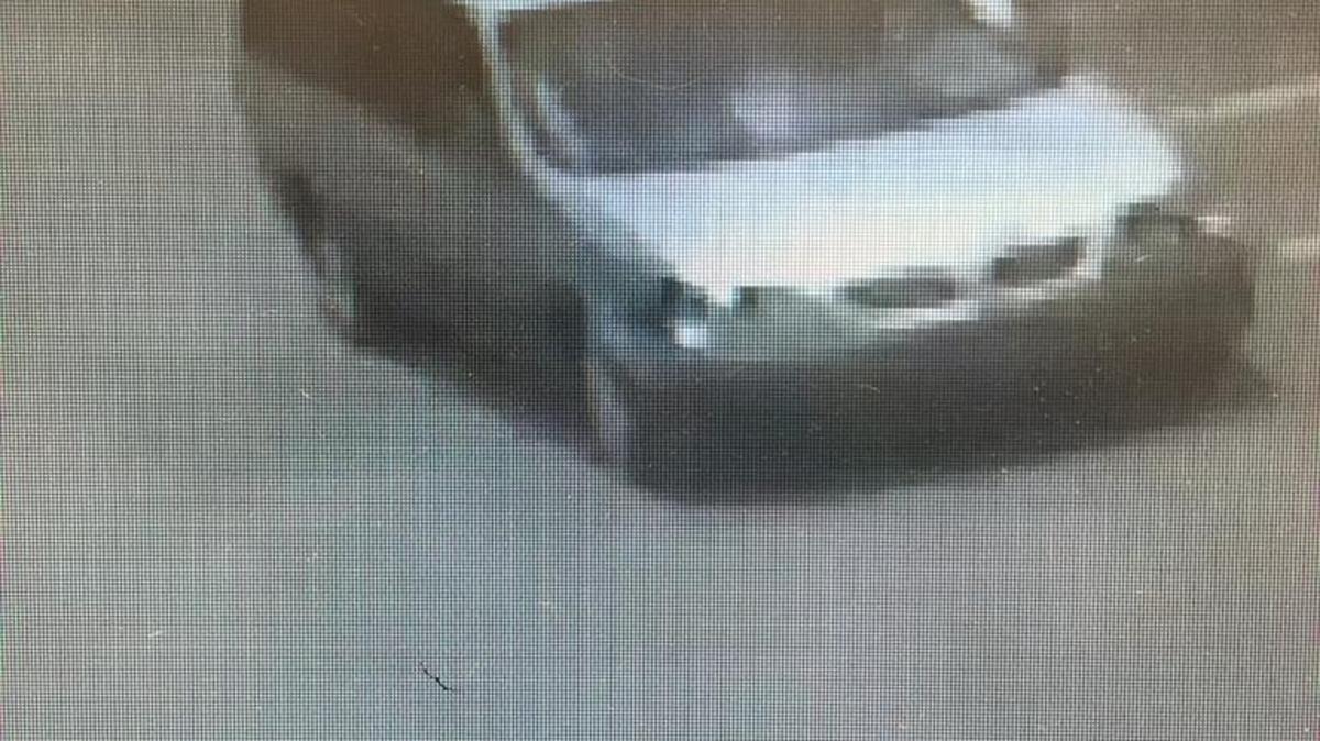 Police are trying to find the driver of this minivan that struck and seriously injured a person crossing North Tryon Street near Sugar Creek Wednesday afternoon. Anyone with information should call 911 or Crime Stoppers at 704-334-1600.