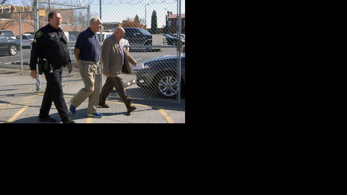 
Ralph Wager is escorted to the Rowan County Jail in 2012. The former Catawba soccer coach, who also coached in Charlotte youth leagues, is accused of sexual abuse of children. 
