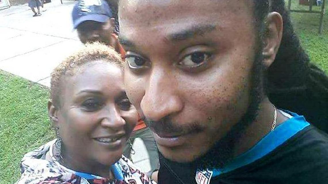 Vivian Carr, left, and her son Justin Carr. Carr was fatally shot during a protest in uptown Charlotte. An autopsy into Carr’s death was released Friday.