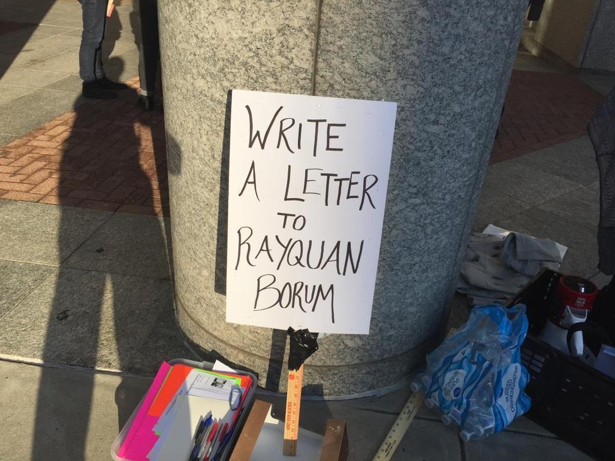 Rayquan Borum, 22, is accused of killing Justin Carr during the uptown demonstrations following the police shooting of Keith Lamont Scott last September. Some community activists say police killed Carr and have made Borum the scapegoat.