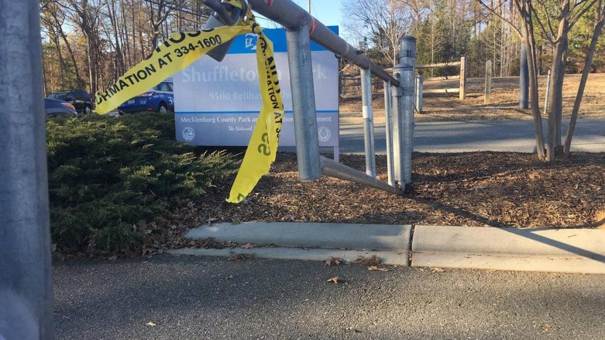 Shuffletown Park remained closed late Friday afternoon after Ellis Bradham’s body was found in a wooded area.
