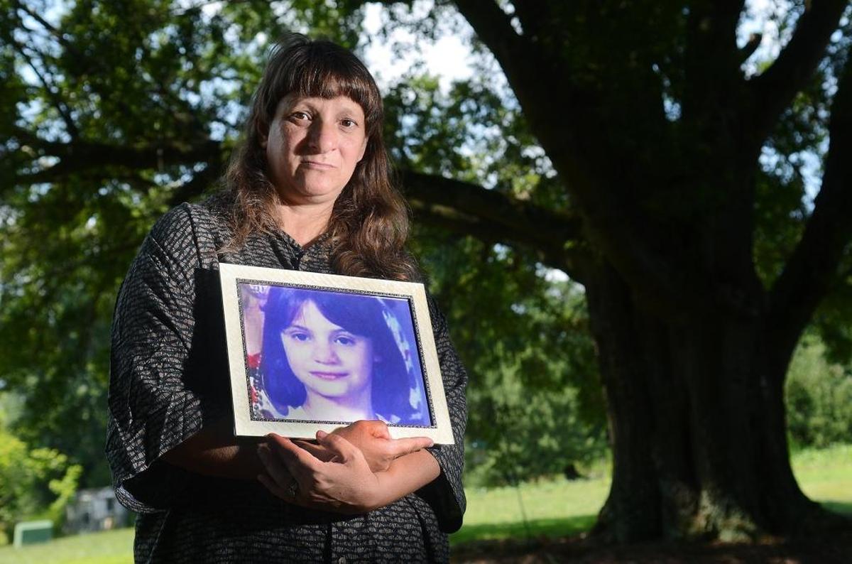 Carolyn Parsons, who gave up her daughter, Erica Parsons, at birth, is shown in July 2014 as she tried to reignite attention in her daughter’s missing person case.