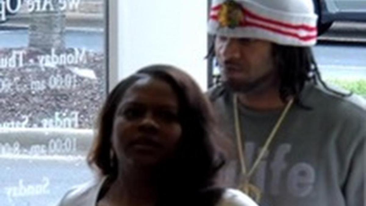 Charlotte-Mecklenburg police are searching for this man and woman in connection with the theft of an $11,900 Breitling watch from Fink’s Jewelers on March 18.