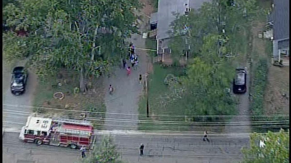 
Footage from WBTV helicopter of Skyland Avenue Tuesday afternoon
