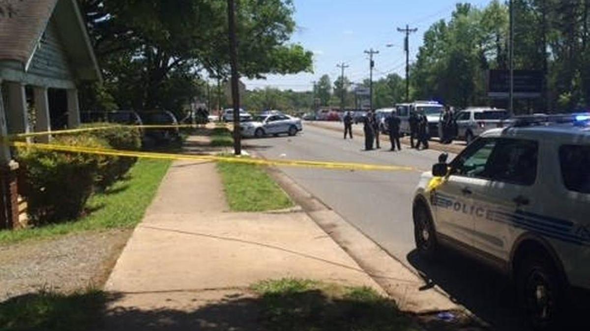 A pedestrian was struck on Eastway Drive in east Charlotte Sunday afternoon. An investigation is under way.