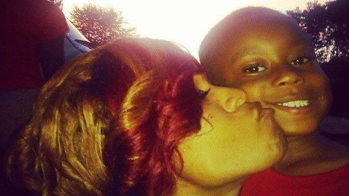 
Alisa Mackey with her son, Kyle.
