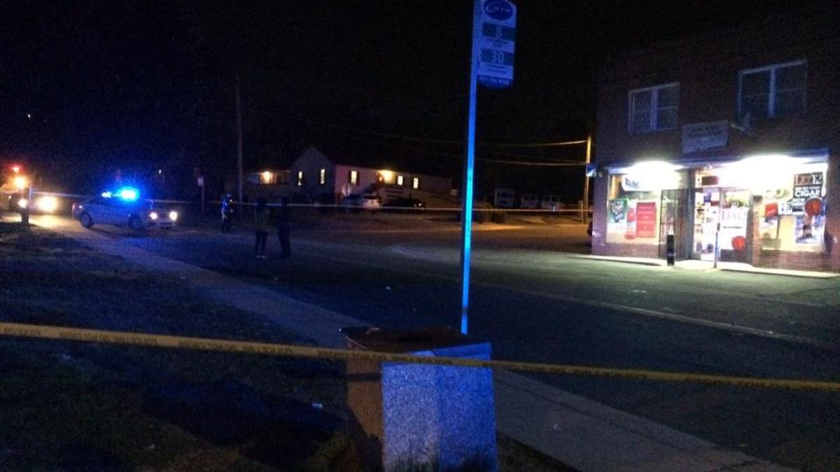 Charlotte-Mecklenburg police said someone fired bullets from one car into another Tuesday night in west Charlotte and then drove from the scene. No injuries were reported.