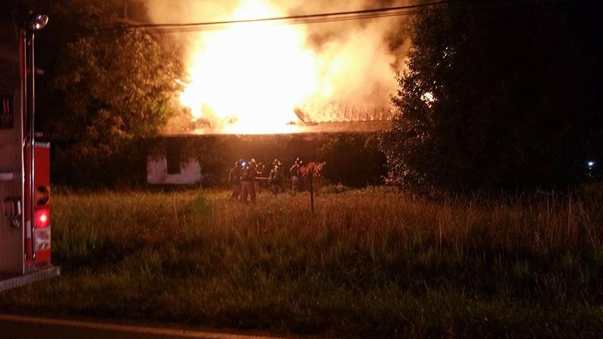 
Crews fight fire in Mount Mourne Saturday night
