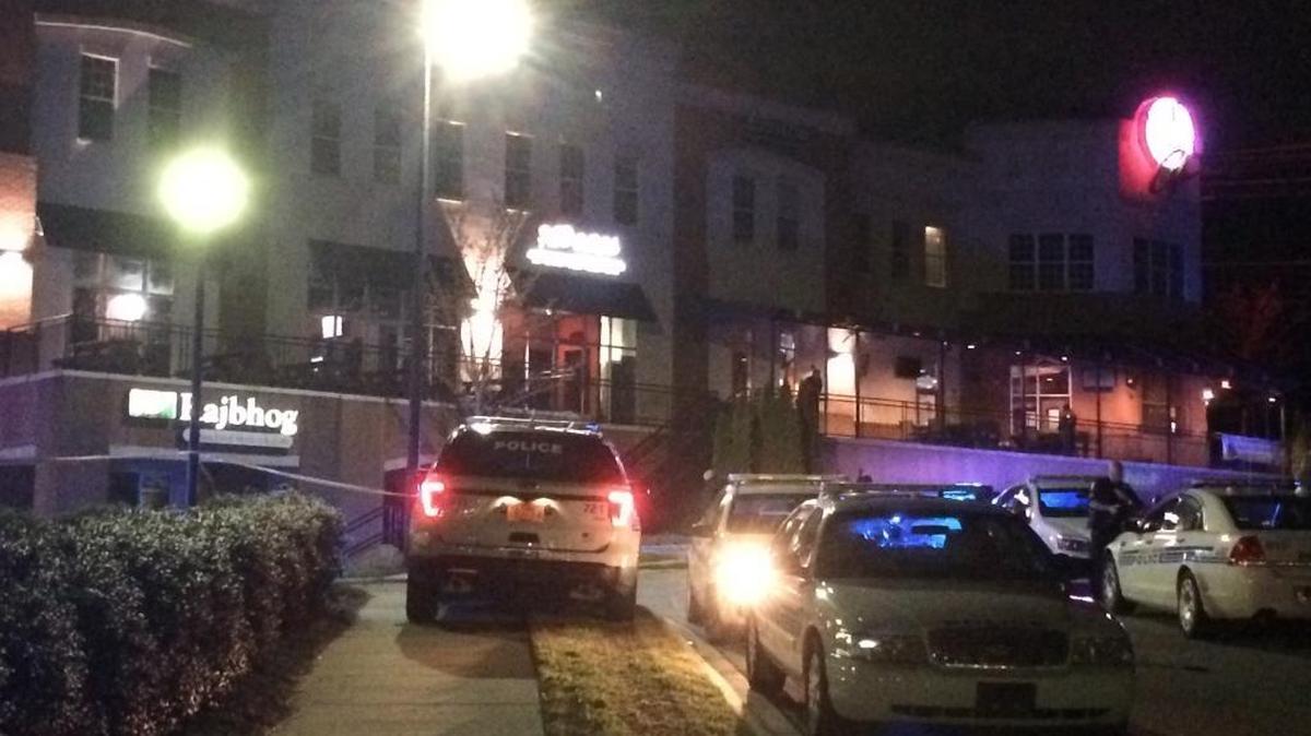 Charlotte-Mecklenburg Police respond after five people were stabbed early Sunday morning outside hookah bar Red@28th in the University City area.