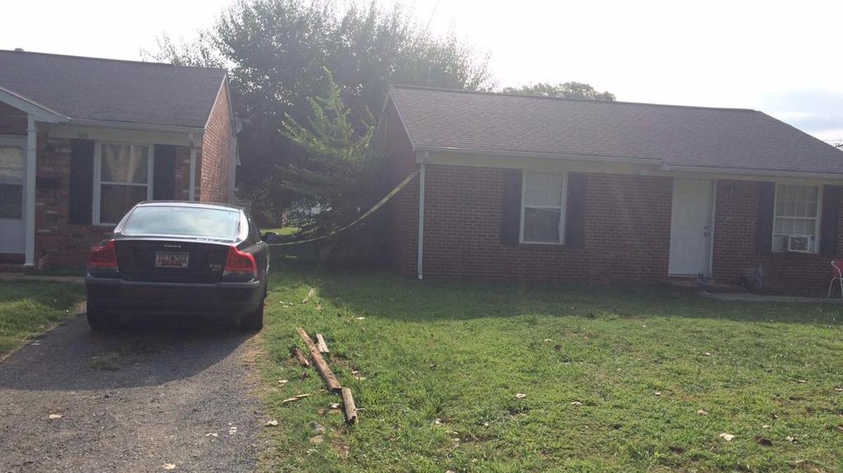 
Crime scene tape is still up at 516 Frank St. where, police say, a man was found with a gunshot wound late Sunday. The victim was airlifted to a Charlotte hospital, where he later died. 
