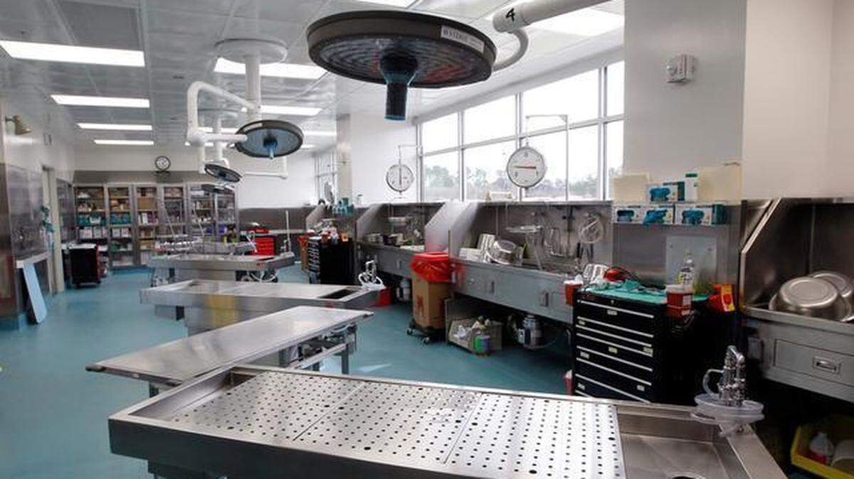 
Sen. Jeff Tarte, a Republican from Mecklenburg County, has proposed a bill to overhaul the state’s medical examiner system. Here, a scene from an autopsy room at the Office of the Chief State Medical Examiner in Raleigh.
