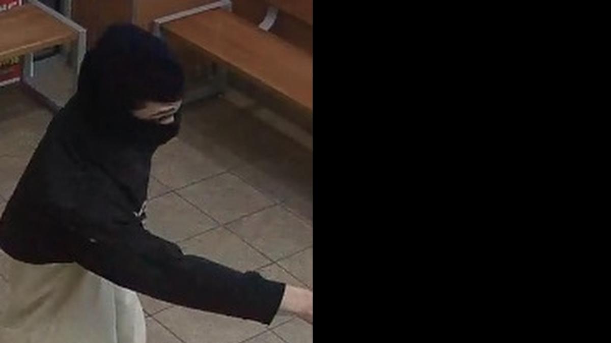 
This is the suspect in the Hungry Howie’s robbery.
