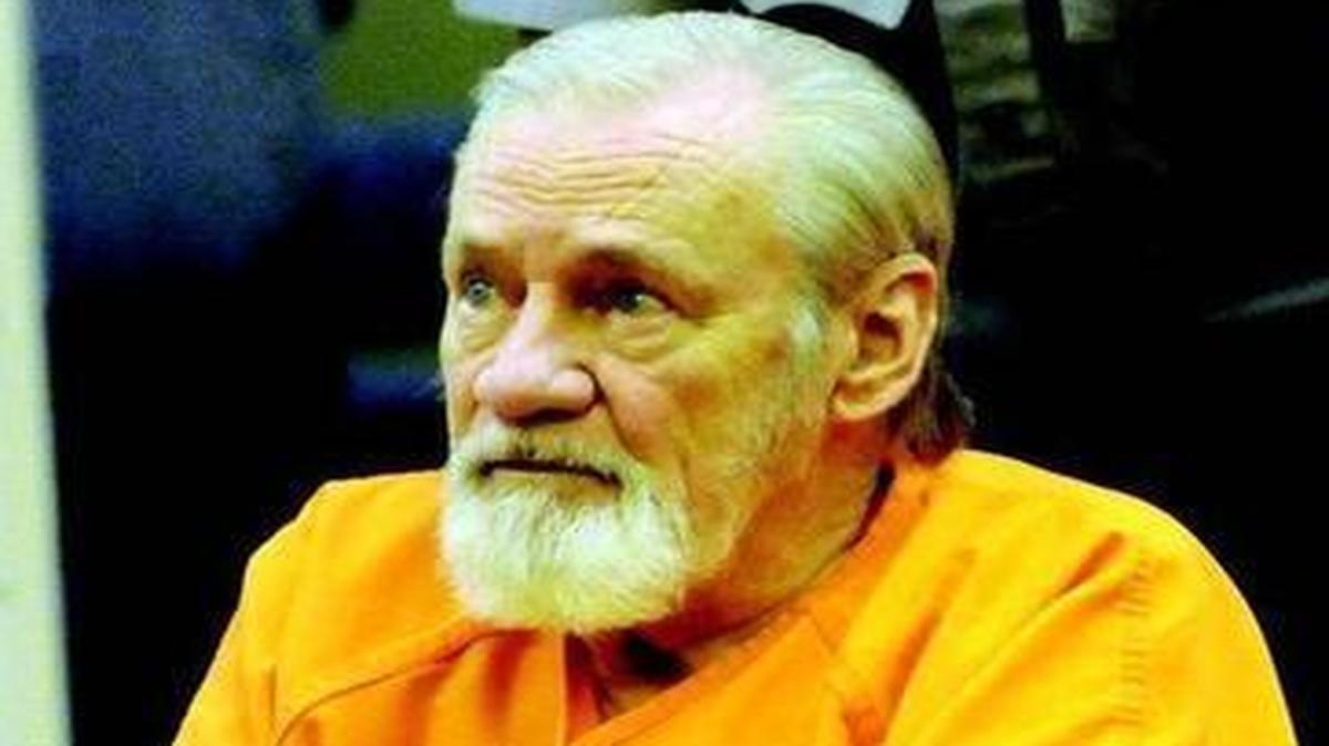 
A York County Sheriff Deputy pushes Gustave Hartner of Clover into court for his sentencing. He was sentenced to seven years in prison for shooting his 90-year-old wife in what police called a mercy killing. 
