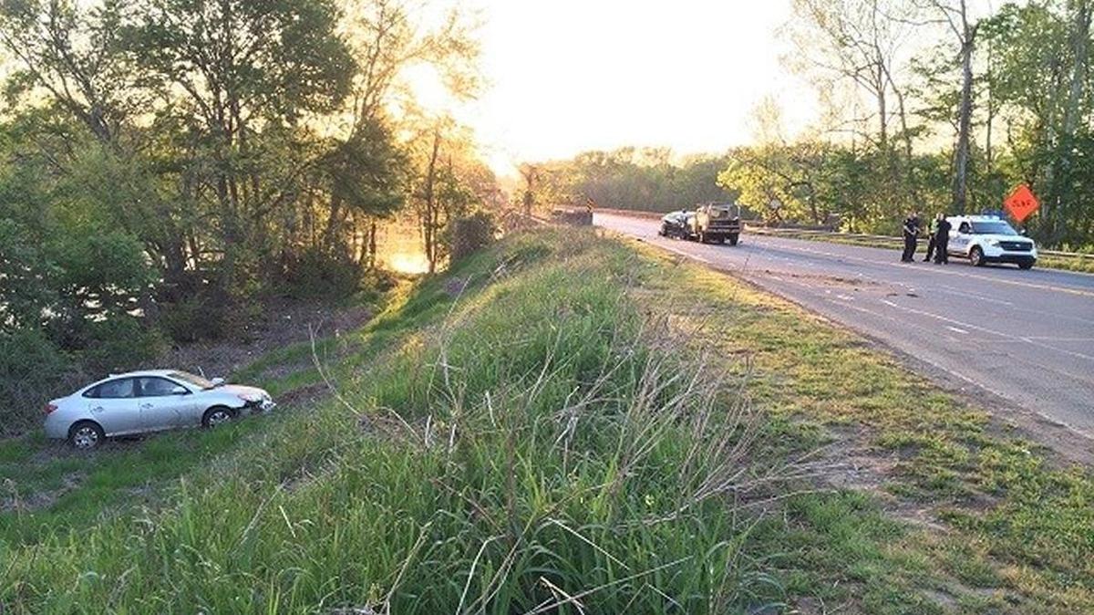 Authorities respond to a fatal wreck on Wilkinson Boulevard in Charlotte Wednesday night.