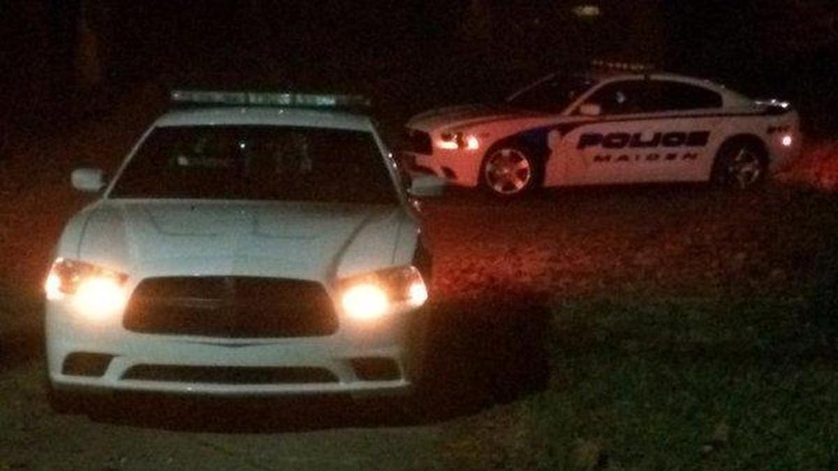 A man wielding a knife was fatally shot by police in Maiden on Thursday night.