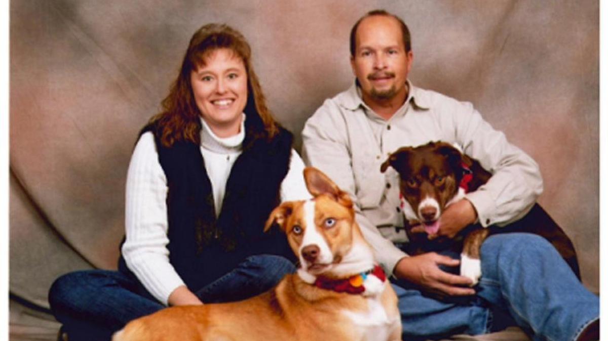Carla Warner with her late husband, Willie