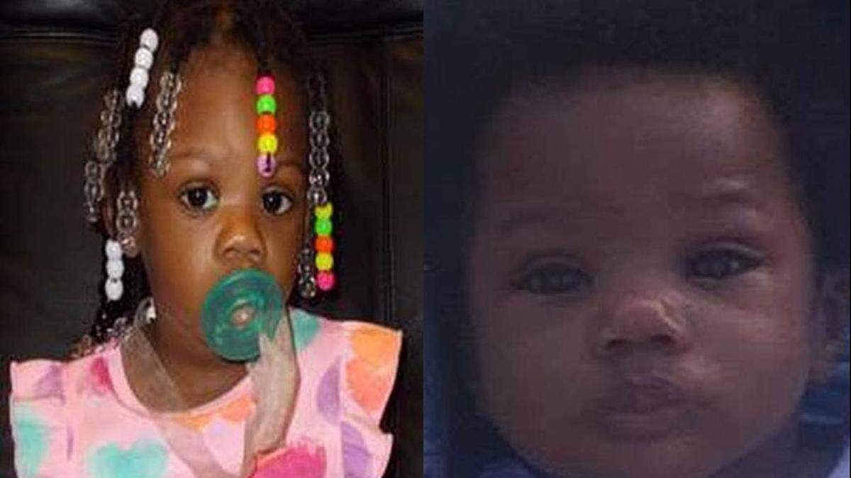 A 2-year-old girl and 4-month-old boy were abandoned outside a Charlotte-Mecklenburg police stations Thursday