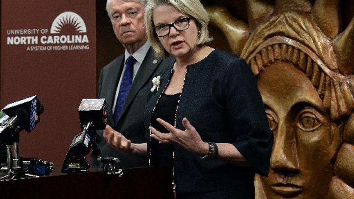 UNC President Margaret Spellings said in a recent court filing that the university system’s 17 schools will not be enforcing the controversial transgender bathroom provision of House Bill 2.
